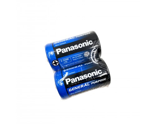 Батарейки Panasonic R20 D (упак. 2 шт)
