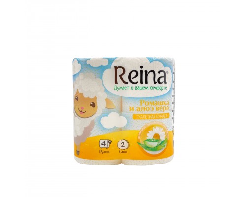 Бумага туалетная REINA "Aroma" 2-слойная (4 рулона в упаковке)