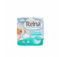 Бумага туалетная REINA "Classik" 2-хслойная (4 рулона в упаковке)