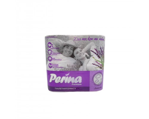 Бумага туалетная PERINA "Aroma Luxe" 3-слойная (4 рулона в упаковке)