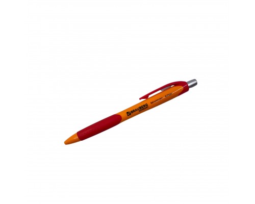 Ручка шариковая автоматическая BRAUBERG "Juicy" синяя (толщина линии 0,7 мм)