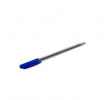 Ручка шариковая автоматическая STAFF "Basic" синяя (толщина линии 0,4 мм)