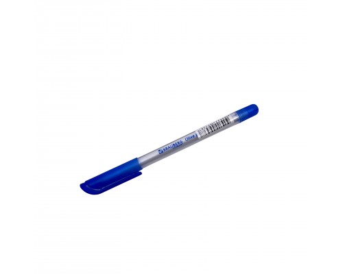Ручка шариковая масляная BRAUBERG "Olive Pen" синяя (толщина линии 0,5 мм)