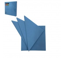 Салфетки бумажные DESNA "Bouquet Color" бирюзовые 2-слойные 33*33 см (20 листов в упаковке)