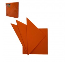 Салфетки бумажные DESNA "Bouquet Color" оранжевые 2-слойные 33*33 см (20 листов в упаковке)