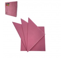 Салфетки бумажные DESNA "Bouquet Color" розовые 2-хслойные 33*33 см (20 листов в упаковке)