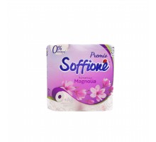 Бумага туалетная SOFFIONE PR. "Romantica Magnolia" 3-хслойная (4 рулона в упаковке)