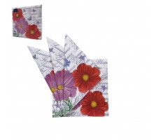 Салфетки бумажные DESNA " Art Bouquet" c рисунком 3-хслойные 33*33 см (20 листов в упаковке)