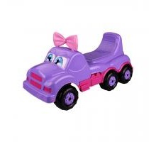 Машинка детская Весёлые гонки (для девочек) фиолетовая