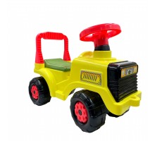Машинка детская Трактор желтый