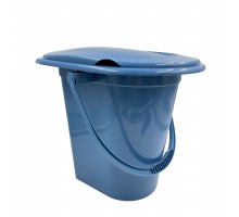 Ведро-туалет 17 л (цвет голубой)