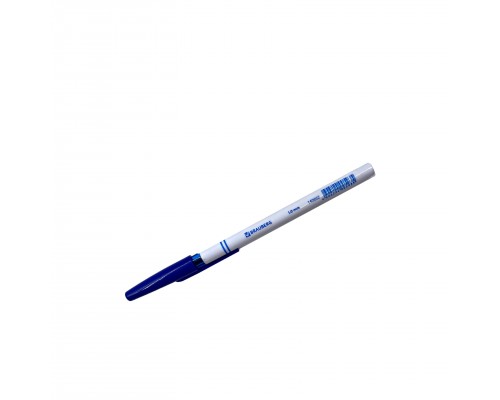 Ручка шариковая BRAUBERG "Офисная" синяя (толщина линии 1 мм)