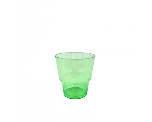 Стакан одноразовый Кристалл зеленый 200 мл (упак.50шт)