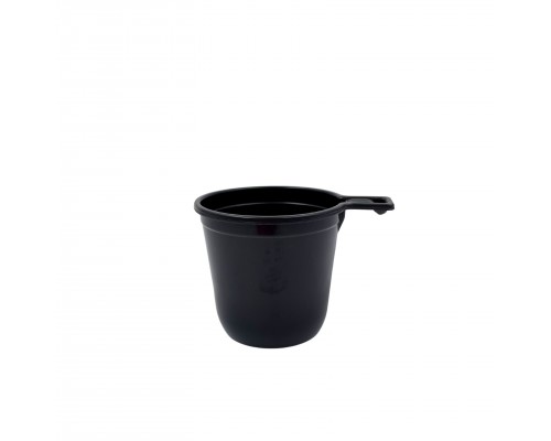 Чашка кофейная (IP) 200мл черная  глянец (упак.50шт)