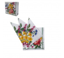 Салфетки бумажные Desna с рисунком 25*25 см (40 листов в упаковке)