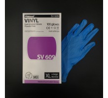 Перчатки виниловые неопудренные XL (50 пар в упаковке)