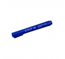 Маркер перманентный STAFF "Basic"синий нестираемый (толщина линии 2,5 мм)