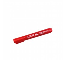Маркер перманентный STAFF "Basic" красный нестираемый (толщина линии 2,5 мм)