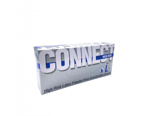 Перчатки латексные CONNECT High Risk размер L (упак. 25 пар)