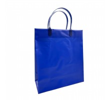 Подарочный пакет "Темно-синяя" 23х26+10 из мягкого пластика