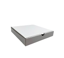 Коробка для пиццы 250*250*40мм белая/бурая (упак 50 шт.)