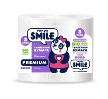 Бумага туалетная SMILE  классика  3-слойная (4 рулона в упаковке)
