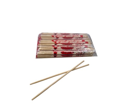 Палочки для суши бамбуковые 20 см раздельные круглые, в индивид.ПП-  упаковке 100 шт.