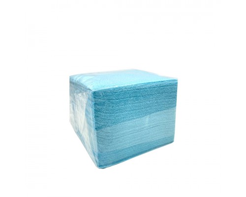 Салфетки бумажные ЛИНИЯ КОМФОРТА  голубые 23*23 см (100 листов в упаковке)