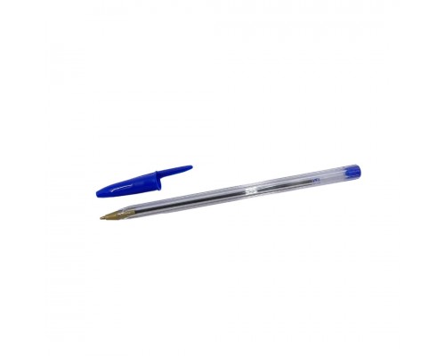 Ручка шариковая STAFF Basic Budget BP-02 СИНЯЯ ( (толщина линии 0,5 мм)