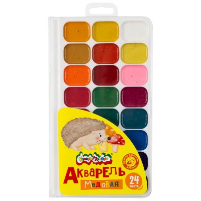 Акварель Каляка-Маляка 24 цвета без кисти(250586)/30