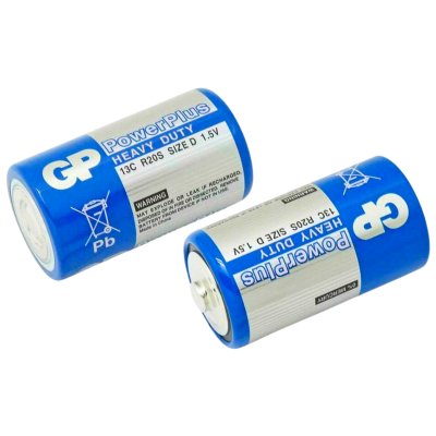 Батарейки GP PowerPlus R-20 2шт/1/10