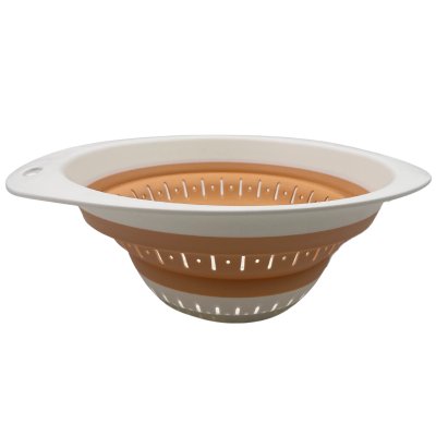 Дуршлаг круглый складной zoom 2л оранжевый (Б5108)1/20