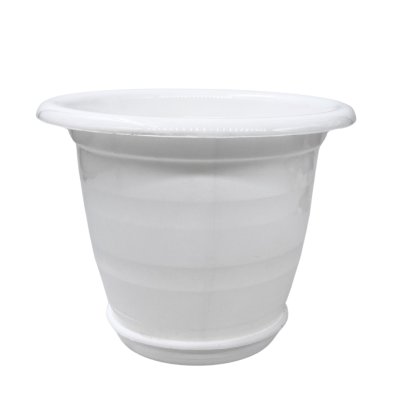 Горшок цветочный "Виола"1л белый(М1529)/20