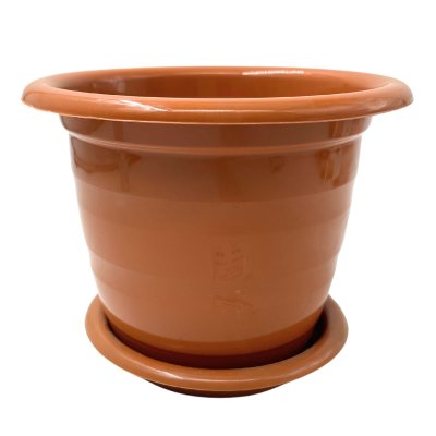 Горшок цветочный "Виола"1л коричневый (М1331)/20