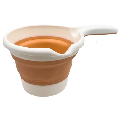 Ковш складной с ручкой zoom 1,1л оранжевый (Б4808)1/20