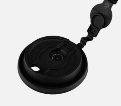 Крышка герметичная матовая Черная D=90mm (БелПак)/32/640
