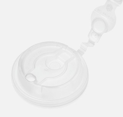Крышка герметичная матовая Прозрачная D=90mm (БелПак)/32/640