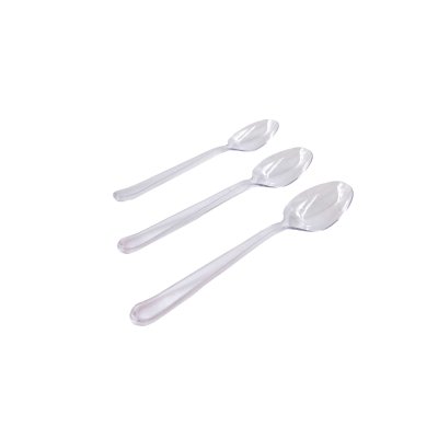 Ложка одноразовая пластиковая столовая КРИСТАЛЛ((50)шт/упак)(401-572)/1500/2500