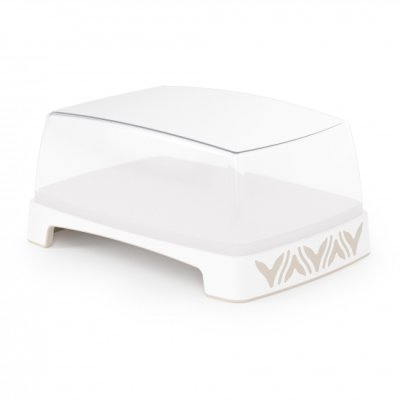 Масленка "Эстетика" бело-бежевый(М8741)/1/24