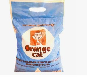 Наполнитель минеральный комкующийся Orange Cat 6л (ОТК)/1/6