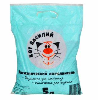 Наполнитель впитывающий Кот Василий 5л(ОТК)/1/5