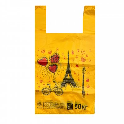 Пакет майка 30+16*54(20)Париж(Технопак)/100/1000