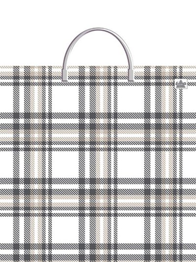 Пакет Неизменная классика 36*37 с пластиковой ручкой (ТИКО) 1/10/*100