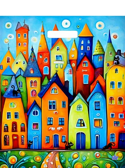 Пакет Сочные краски с прорубной ручкой глянец 45*38(60мкм)(ТИКО)/50/500