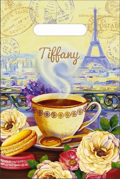 Пакет Тиффани с прорубной ручкой 20*30(30мкм) (ИН)/100/2000