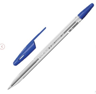 Ручка шариковая масляная ERICH KRAUSE" R-301 Classik ,синяя 1 мм(43184)1/50