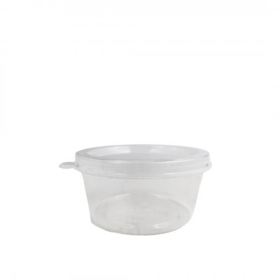 Соусник для суши и роллов одноразовый П 50мл прозрачный с крышкой( сверху)(Pplast)/70/1400(ОПТ)