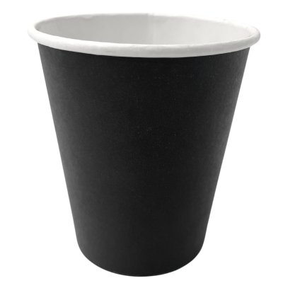 Стакан(ГринПак) бумажный Черный (картонный) 250 мл d=80mm/(50шт)/1000