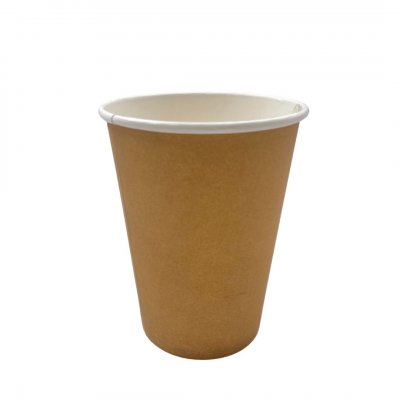 Стакан(ГудКап) одноразовый "Крафт"картонный 350 мл d=90mm/(50шт)/1000