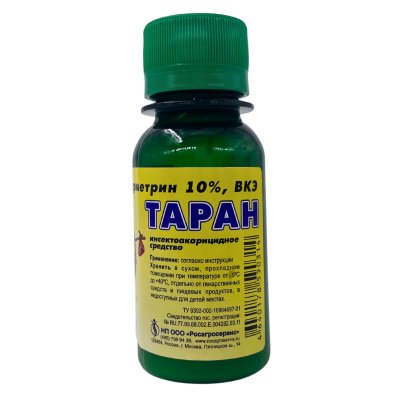 ТАРАН проф.ср-во от тараканов,клопов,муравьев,мух,блох,комаров 50мл УНАС (49751)/1/100